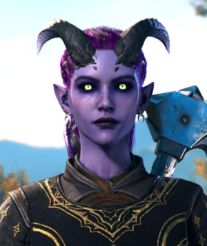 Dystaria in the original gear