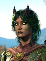 A  tiefling Headshot